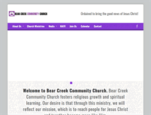 Tablet Screenshot of bearcreekirving.org